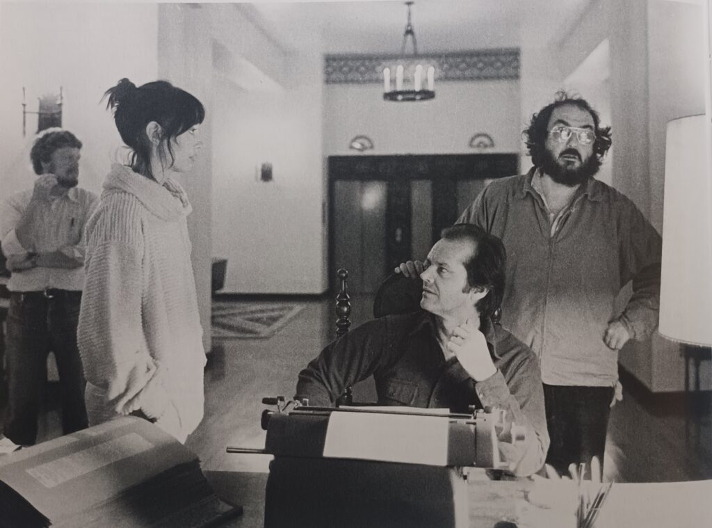 The Shining - Shelley Duvall, Jack Nicholson, and Stanley Kubrick